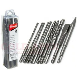 Makita - Ensemble SDS-Plus De Forets Et Ciseau Plat 160 Mm - D-46361
