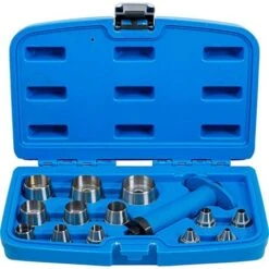 Coffret De 13 Emporte Pieces Ronds 5 A 35 Mm, Poincons De Decoupe Joints