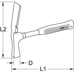 KS TOOLS Marteau De Maçon, Manche Acier Et Néoprène 600 G 11 KS TOOLS Marteau De Maçon, Manche Acier Et Néoprène 600 G -Silverols Magasin 51203605 5