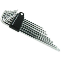 CLES COUDEES MAGNETIQUES EXTRA LONGUES TORX T10 A T40 BOUT AIMANTE