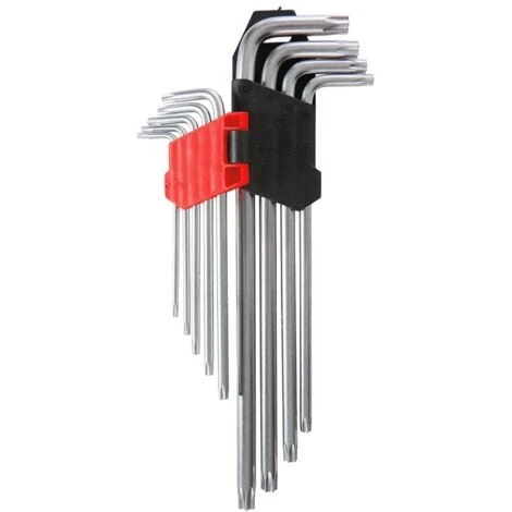 CLES TORX EXTRA LONGUES EXPERT,T10 à T50 4 CLES TORX EXTRA LONGUES EXPERT,T10 à T50 – Image 2
