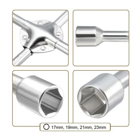 YATO Clé Cruciforme - 17-19-21-22mm 4 YATO Clé Cruciforme - 17-19-21-22mm – Image 2