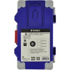 Tivoly Coffret 3 Pcs Douilles à Choc 1/2" Spécial Roues De Voiture -Silverols Magasin 55494988 3