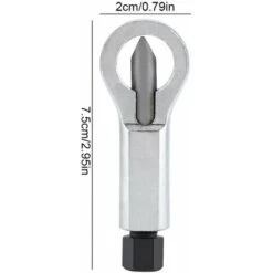 Extracteur D'écrou Endommagé Dépose D'Ecrou Séparateur Outil De Démontage Décrou 8 Extracteur D'écrou Endommagé Dépose D'Ecrou Séparateur Outil De Démontage Décrou -Silverols Magasin 57297473 2