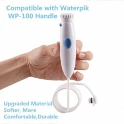 TUYAU MANCHE/POIGNÉE Pour Waterpik WP-100 WP-450 WP-660 WP900，Dent Irrigateur Soie Dentaire Poignée Accessoires Tuyau D'eau Tuyau，blanc, Une Pièce，Lilaris -Silverols Magasin 57500966 2