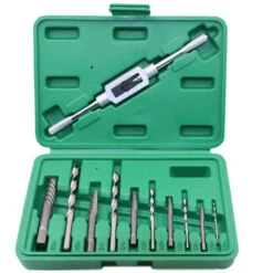 Coffret De 11pcs Extracteurs De Vis, Goujons, Boulons Cassés Endommagés M3-M12 Avec Forets,Fonepro
