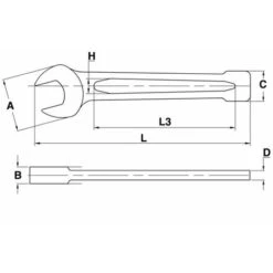 TENGTOOLS 160740205 LLAVE FIJA DE GOLPE 27 902027