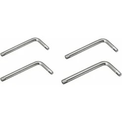 Jeu De 4x Clé Allen : 1x 3mm + 1x 4mm + 1x 5mm + 1x 6mm Acier Meuble Clef 6 Pans Creux CHC M6 Hexagonale