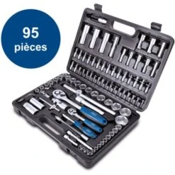 Caisse à Outils Pour Clés à Douilles SCHEPPACH TB94 - 94 Pcs - 5909307900