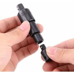 Embout Clé 1/4 3/8 1/2, Adaptateur Clé à Choc, 4pcs Douille Réducteur Embout Pour Clé à Douille, Convertisseur De Pilote De Douille Pour Conversions De Tournevis à Chocs Clés à Cliquet D'extension -Silverols Magasin 63646220 4