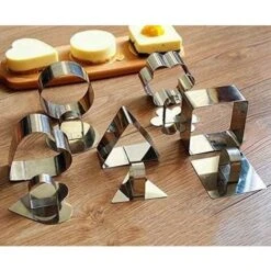 Emporte-pièces,Cercles De Présentation,Lot De 4 Emporte-Pièces Ronds Avec Poussoir En Acier Inoxydable De Haute Qualité 11 Emporte-pièces,Cercles De Présentation,Lot De 4 Emporte-Pièces Ronds Avec Poussoir En Acier Inoxydable De Haute Qualité -Silverols Magasin 63751019 5