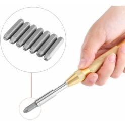 Buchstaben Zum Schlagen 38 Stück, BR-Vie Kit Von Buchstaben Und Zahlen Zum Schlagen In Stahl Mit Stanzen Schlagstanzen Automatisch 3 Mm 11 Buchstaben Zum Schlagen 38 Stück, BR-Vie Kit Von Buchstaben Und Zahlen Zum Schlagen In Stahl Mit Stanzen Schlagstanzen Automatisch 3 Mm -Silverols Magasin 63923452 5