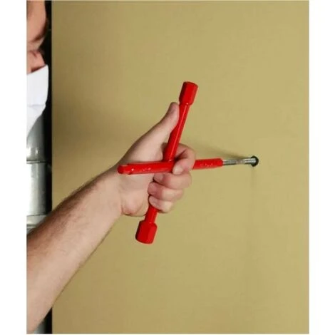 VIRAX - Clé En Croix Sanitaire 3/8 M8-1/2 M10-3/4 M12-1 4 VIRAX - Clé En Croix Sanitaire 3/8 M8-1/2 M10-3/4 M12-1 – Image 2