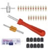Réparation De Valve De Valve De Pneu Avec Clé De Valve à Tête Double Et Simple Pour Valve Automatique Pour Voiture, Moto, Vélo -Silverols Magasin 64498868 1