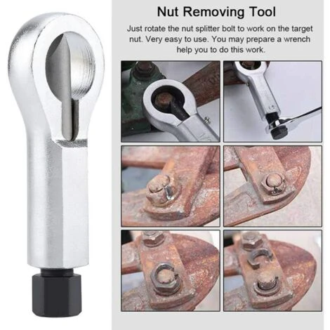 Ensoleillé Casse-écrous Résistant Cassé Endommagé Corrodé Collé Outils De Fractionnement De Retrait D'écrou De Vis 6 Ensoleillé Casse-écrous Résistant Cassé Endommagé Corrodé Collé Outils De Fractionnement De Retrait D'écrou De Vis – Image 4