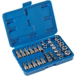 Coffret à Outils Avec 34 Pièces En Acier Chrome Vanadium - Boite à Outils, Valise à Outils, Mallette á Outils