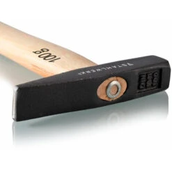 Marteau/marteau De Serrurier De Haute Qualité 100g Avec Tête Robuste En Acier Forgé, Poids équilibré, Poignée Ergonomique En Bois D'hickory Très Résistant -Silverols Magasin 68566798 4