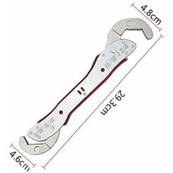 YIDOMDE Clé Magique Réglable De 9 à 45 Mm, Double Tête Anti-dérapante En Acier Inoxydable Multifonction, Outils Universels Pour La Maison, Outil à Main Rapide -Silverols Magasin 68685732 4