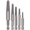 Forets à Vis, Outil De Retrait De Goujons, 5 Pièces Extracteur De Vis Cassé Tige Hexagonale Dents Fines Endommagées Outil De Retrait De Boulons Ephé