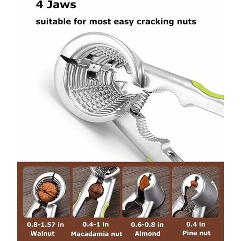 Déstockage Pince à écrous De Fleur De Casse-noisette Casse-noix Avec Poignée En Silicone Antidérapante Pinces à Décortiquer Pour Pistaches Noix De Pécan Noix Amandes Noisettes 6 Déstockage Pince à écrous De Fleur De Casse-noisette Casse-noix Avec Poignée En Silicone Antidérapante Pinces à Décortiquer Pour Pistaches Noix De Pécan Noix Amandes Noisettes – Image 4