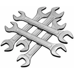 Jeu De Clés à Double Extrémité Extra Plates Extra Fines Pour Les Endroits Difficiles à Atteindre, 5 Mm D'épaisseur, Tailles 8 Mm – 22 Mm,Lonvrèe -Silverols Magasin 69293585 2