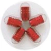 5 Bouchons De Valves - Rouges - Hexagonaux -Silverols Magasin 6935408 1