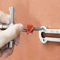 2 Pièces 4 Voies Clé Multifonction, Clé Utilitaire Multifonction, Clé En Croix Universelle, Pour Clé Multifonction Pour Eau, électricité, Compteurs électriques, Radiateurs, Ascenseurs, Etc,KoleZy -Silverols Magasin 69361475 4