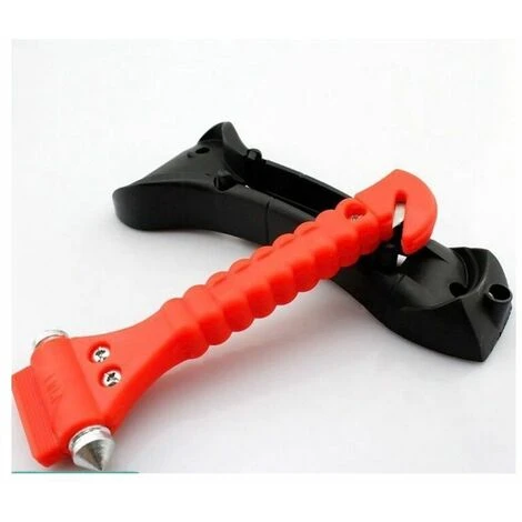 GP 2Pcs Marteaux De Secours Avec Brise-Vitre Et Coupe-Ceinture Pour Voiture-Grand Voiture Deux-en-un Marteau De Sauvetage Marteau D'évacuation Incendie Marteau Brise-vitre De Voiture 4 GP 2Pcs Marteaux De Secours Avec Brise-Vitre Et Coupe-Ceinture Pour Voiture-Grand Voiture Deux-en-un Marteau De Sauvetage Marteau D'évacuation Incendie Marteau Brise-vitre De Voiture – Image 2