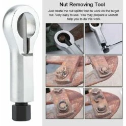 Casse-écrous Résistant Cassé Endommagé Corrodé Collé Outils De Fractionnement De Retrait D'écrou De Vis， -Silverols Magasin 71276565 4