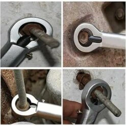 Casse-écrous Résistant Cassé Endommagé Corrodé Collé Outils De Fractionnement De Retrait D'écrou De Vis， -Silverols Magasin 71276565 5