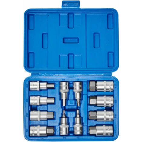 GP Coffret à Outils 12 Douilles Mâles Pour Clé à Cliquet En Acier Chrome Vanadium 5 GP Coffret à Outils 12 Douilles Mâles Pour Clé à Cliquet En Acier Chrome Vanadium – Image 3