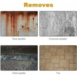 MINKUROW Burin Plat Φ17x100 X 280mm - Idéal Pour Enlever Le Béton Et La Maçonnerie - Sds Carré Extra Hardened Tip - Burinage Avec Un Marteau De Démolition Burin - Burin De Bêche -Silverols Magasin 72170817 4