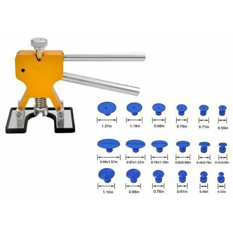 Kit Débosselage Sans Peinture,Outil Débosselage Carrosserie Avec 18 Ventouses 4 Kit Débosselage Sans Peinture,Outil Débosselage Carrosserie Avec 18 Ventouses – Image 2