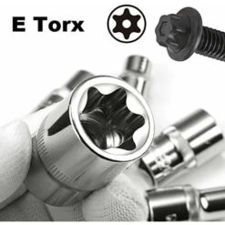 Déstockage Lot De 14 Douilles Torx Femelles E4-E24 E-Torx Hexagonales 10 Déstockage Lot De 14 Douilles Torx Femelles E4-E24 E-Torx Hexagonales -Silverols Magasin 74750771 4