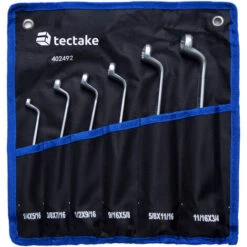 Jeu De 6 Clés Polygonales Doubles En Acier Chrome Vanadium - Lot De 6 Clés Mixtes, Clés Polygonales, Clés Anglaise Mixtes