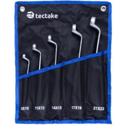 Jeu De 5 Clés Polygonales Doubles En Acier Chrome Vanadium - Lot De 5 Clés Mixtes, Clés Polygonales, Clés Anglaise Mixtes