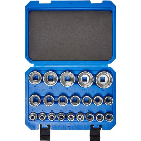 Coffret à Outils 21 Pièces Clé à Douille Femelle - Set De Douilles Embouts, Boîte 21 Pièces, Jeu De Clé à Douille 5 Coffret à Outils 21 Pièces Clé à Douille Femelle - Set De Douilles Embouts, Boîte 21 Pièces, Jeu De Clé à Douille – Image 3