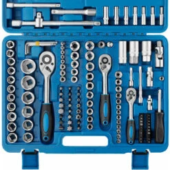 Boîte à Outils Avec 171 Pièces (Douilles + Outils à Cliquet) - Valise à Outils, Caisse à Outils, Coffret 171 Pièces -Silverols Magasin 7662220 3