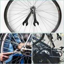 2 Pièces Clé De Moyeu De Vélo, 13/14/15/16mm Clé à Cône Clé De, Clés à Cône De Bicyclette, Pour Réparer Les Pédales -Silverols Magasin 77175274 5