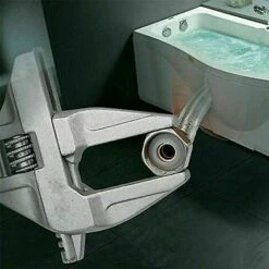 Clé à Molette Large Et Large Pour équipement Et Outils De Raccords De Plomberie - 8 200 Mm Argent (1 Pièce) -Silverols Magasin 77506217 5