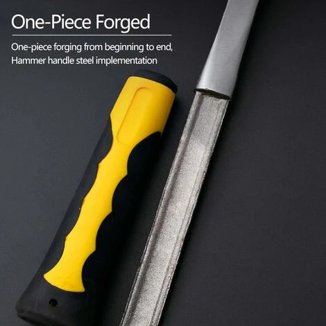 Marteau - Marteau De Forgeron Acier Forgé Robuste, Poignée En Caoutchouc, Tête Polie Miroir Matériau Marteau: Acier À Haute Teneur En Carbone,2 LB 5 Marteau - Marteau De Forgeron Acier Forgé Robuste, Poignée En Caoutchouc, Tête Polie Miroir Matériau Marteau: Acier À Haute Teneur En Carbone,2 LB – Image 3