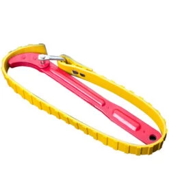 Clé à Courroie Extracteur De Filtre à Huile Clé à Courroie Clé à Chaîne Ouvre-bouteille De Ceinture Ouvre-ceinture Réglable Outil De Retrait De Cartouche 1pcs (8 Pouces)