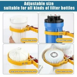 Clé à Courroie Extracteur De Filtre à Huile Clé à Courroie Clé à Chaîne Ouvre-bouteille De Ceinture Ouvre-ceinture Réglable Outil De Retrait De Cartouche 1pcs (8 Pouces) -Silverols Magasin 77730773 3