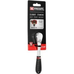 FACOM Clé à Cliquet Carrée, Facom, Cliquet à Manche 1/4 RL.161 -Silverols Magasin 78446307 3