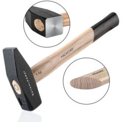 Set Marteau/marteau De Serrurier 100g/300g/500g/1000g Tête Robuste En Acier Forgé, Bien équilibrée, Manche Ergonomique En Bois D'hickory Incassable -Silverols Magasin 78567106 4