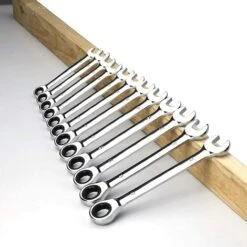 22 Pièces Jeux De Clés à Cliquet, AIRAJ 6 Mm-18 Mm Jeu De Clés Mixtes Professionnelles Métriques -Silverols Magasin 79073429 4