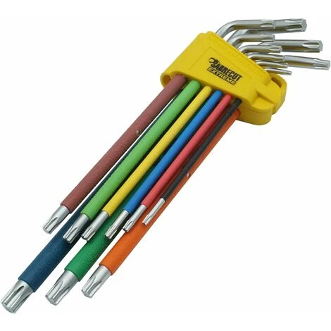 9 Clés Torx Extra Longues Avec Code Couleur 3 9 Clés Torx Extra Longues Avec Code Couleur