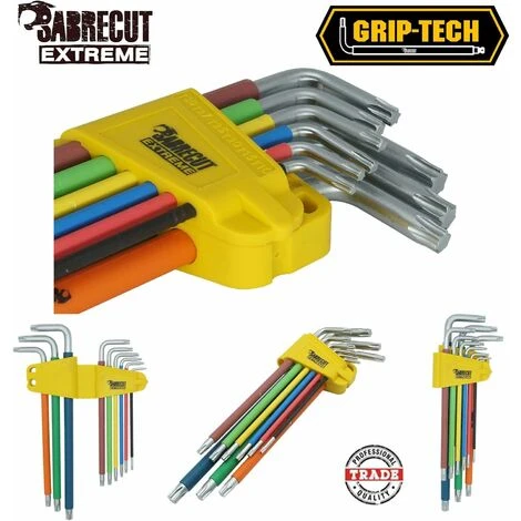 9 Clés Torx Extra Longues Avec Code Couleur 7 9 Clés Torx Extra Longues Avec Code Couleur – Image 5