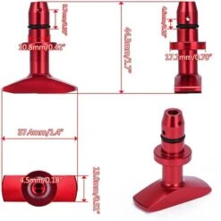 General Motors Jauge D'huile Poignée De Traction Huile Moteur Poignée De Traction Billette D'aluminium Remplacement Automatique Modification Décoration 1 Pièces -Silverols Magasin 79469927 3