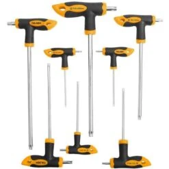 FOLDER 8PCS CLE'S TORX AVEC POIGNE'E AT TOLSEN